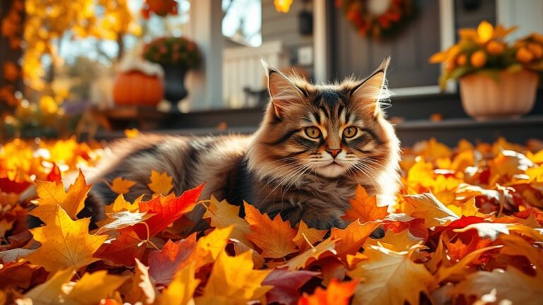 autumn care for cats