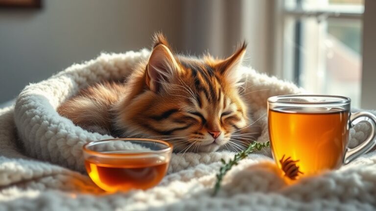 caring for hoarse cat