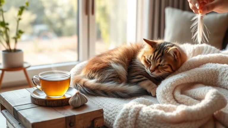 relax your stressed cat