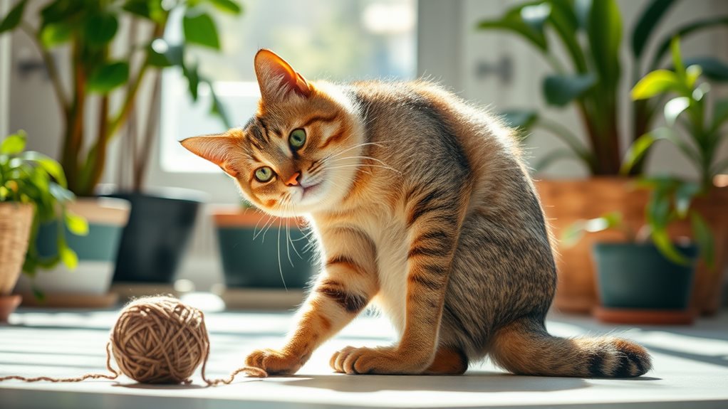 signs of a cat in heat