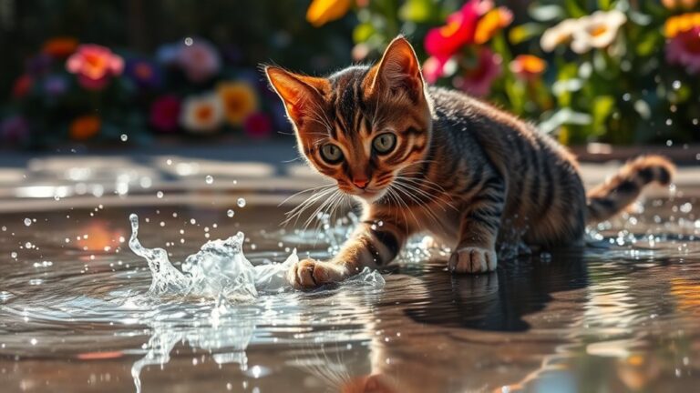 cat s surprising love for water