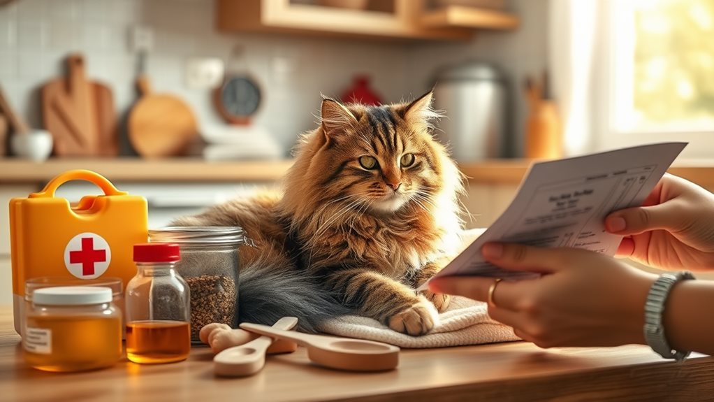 safety precautions and veterinary care