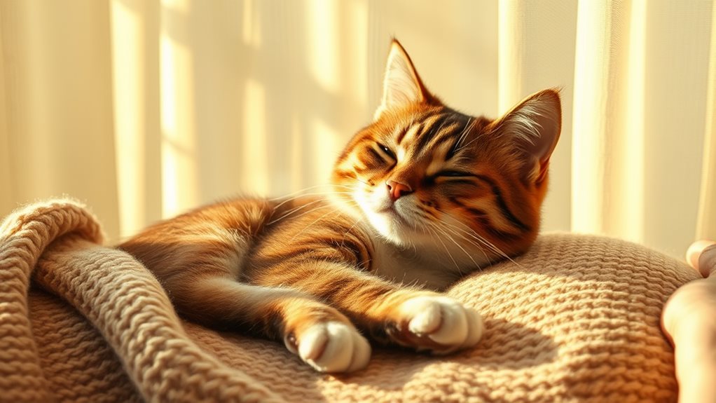 seeking warmth and comfort