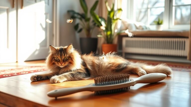 spring cat shedding tips
