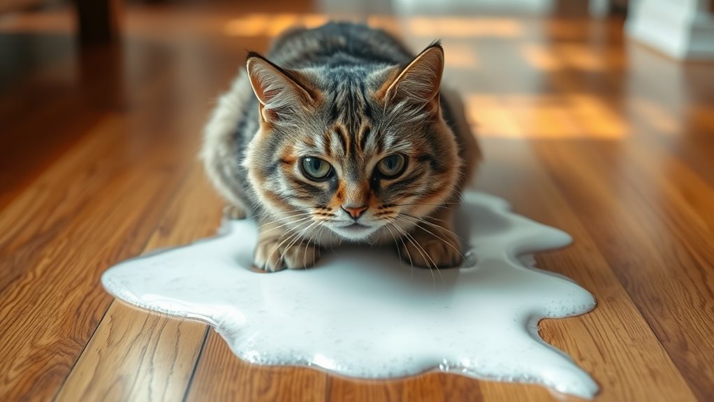 understanding white foamy vomit