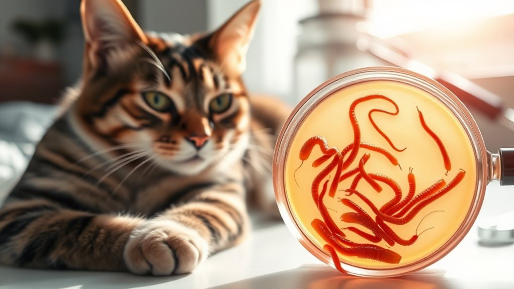 understanding worms in cats